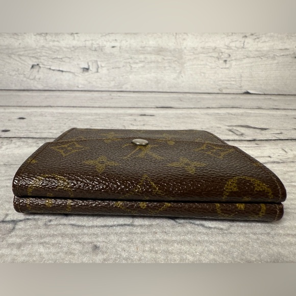 Louis Vuitton Portefeiulle Elise Trifold Wallet Monogram Canvas Leather - Picture 5 of 14